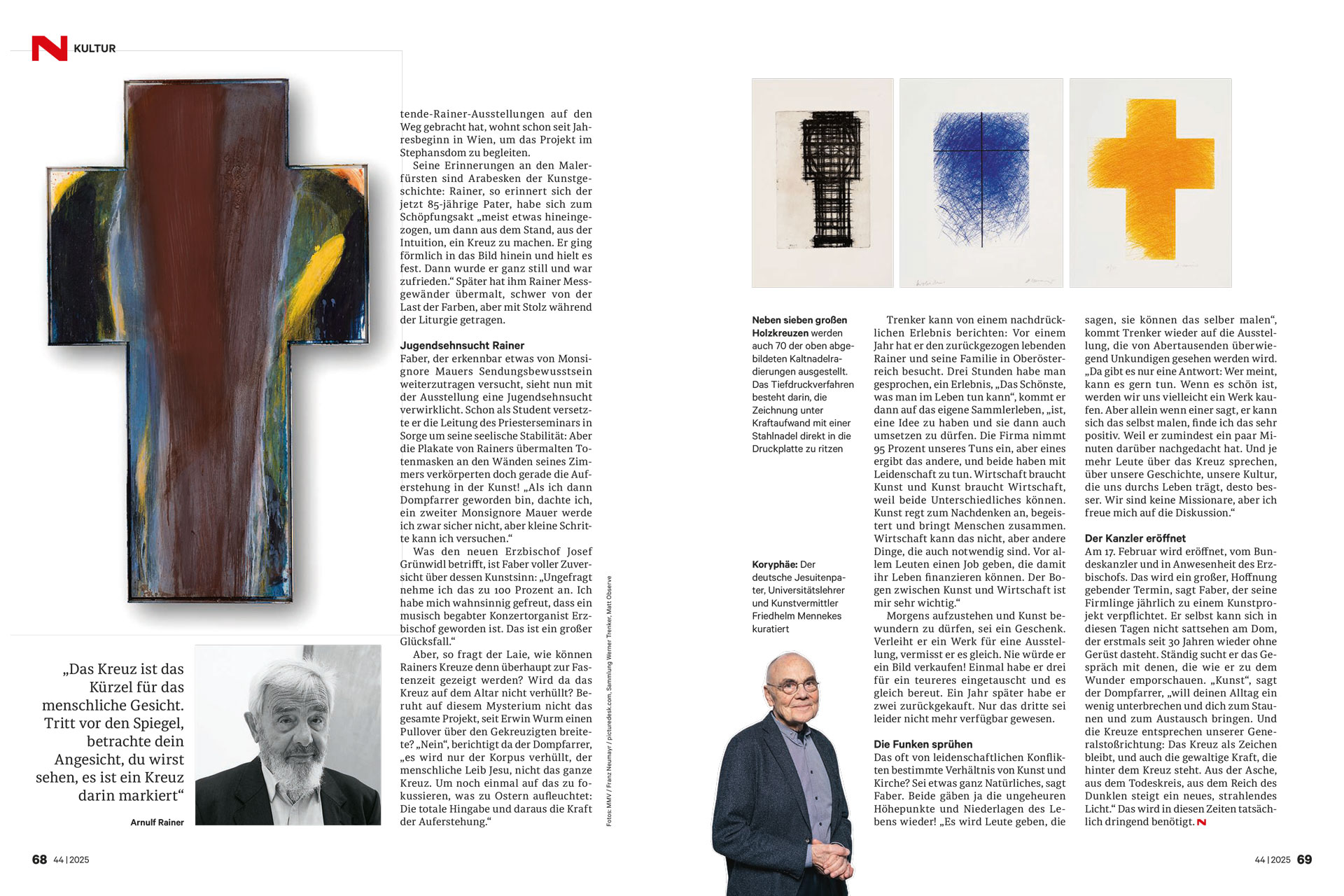 Bilderrahmen für Arnulf Rainer Im Zeichen des ewigen Kreuzes News Kultur Beitrag Bilderrahmen für Arnulf Rainer Im Zeichen des ewigen Kreuzes News Kultur Beitrag